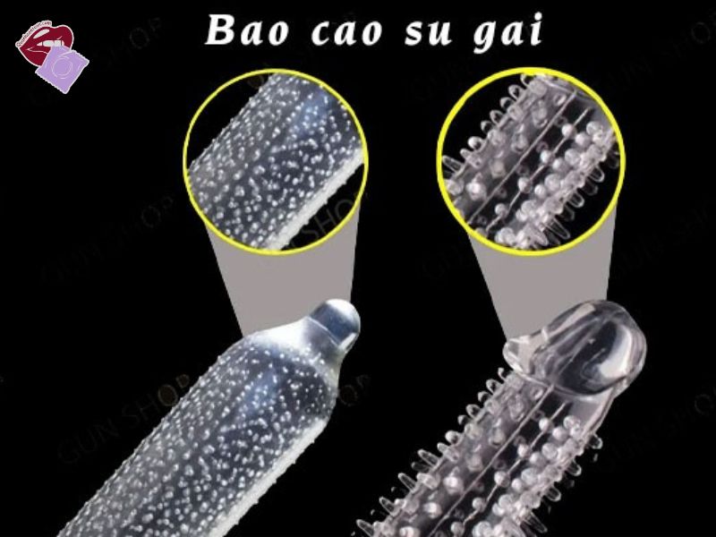 Những tác hại của bao cao su có gai 