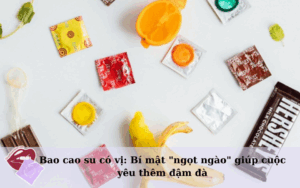bao cao su có vị