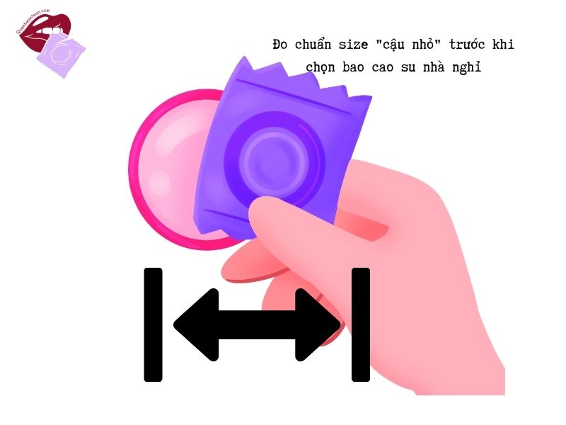 Đo chuẩn size "cậu nhỏ" trước khi chọn bao cao su