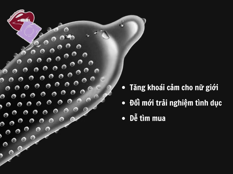 Ưu điểm nổi bật của bao cao su gân