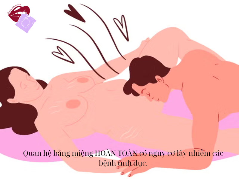 Quan hệ bằng miệng có bị bệnh khôn