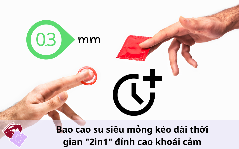 Bao cao su siêu mỏng kéo dài thời gian
